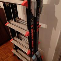 scala retrattile  4 +4 (8+8) scalini svelt 150 kg