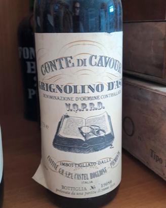 grignolino d'asti Conte di Cavour 1984