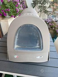 Lettiera coperta per gatti