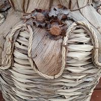 Vaso in fibra di cocco.