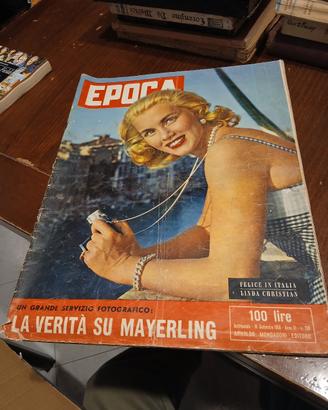 Rivista EPOCA n. 259 - 18 Settembre 1955 - Linda 