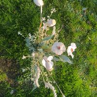 bouquet fiori finti  bianchi