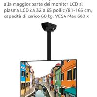 supporto x tv a soffitto