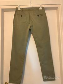 Pantalone donna Mango verde salvia