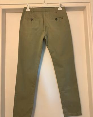 Pantalone donna Mango verde salvia