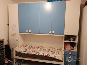 cameretta bambini  3 m lunghezza 259 altezza 