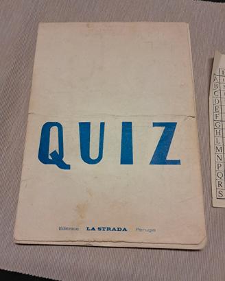 Libro Quiz per patente,  anni 70