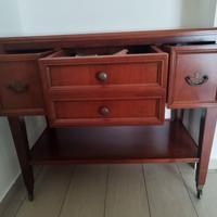 Mobile Arte Povera Color Ciliegio con Ripiano Infe