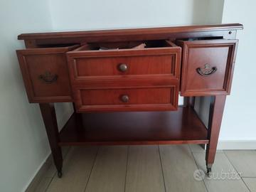 Mobile Arte Povera Color Ciliegio con Ripiano Infe