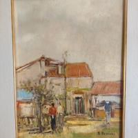 Quadro olio su tela Bruno Roscioli