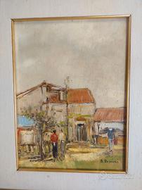 Quadro olio su tela Bruno Roscioli