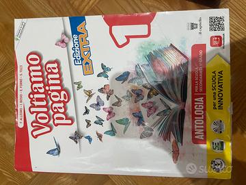 Libro italiano scuole medie “voltiamo pagina 1 ”
