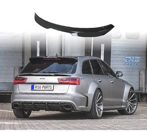 SPOILER ALETTONE AUDI A6 AVANT 11-18 NERO LUCIDO