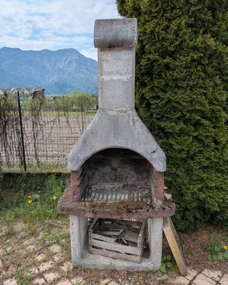 barbecue in pietra 