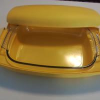 Teglia in vetro pirex con custodia termica GUZZINI