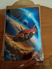 stampa goldrake su metallo