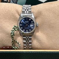 Rolex 69174 Lady-Datejust blu brilli 1995