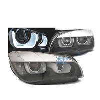 FARI BMW X1 E84 12-14 XENON LED 3D FONDO NERO