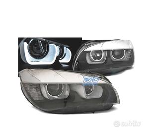 FARI BMW X1 E84 12-14 XENON LED 3D FONDO NERO
