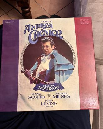 Cofanetto vinile Andrea Chénier (1977) di Giordano