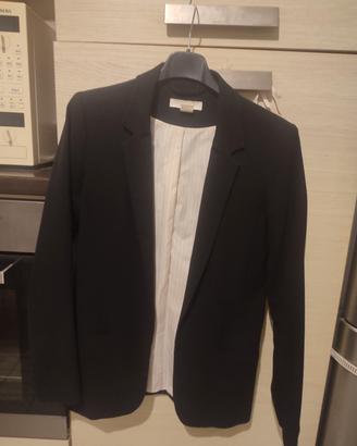 giacca da tailleur nera donna
