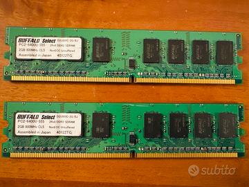 Buffalo Select 2GB DDR2 800MHz PC2-6400 Coppia