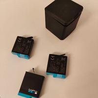 3x Batterie Gopro 8 7 6 5 + caricabatterie