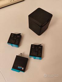3x Batterie Gopro 8 7 6 5 + caricabatterie