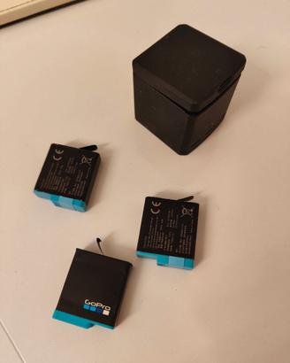 3x Batterie Gopro 8 7 6 5 + caricabatterie