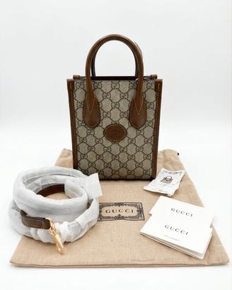 Borsa Gucci GG Supreme Ophidia - NUOVA - Scontrino