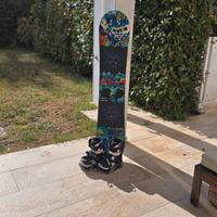 SET SNOWBOARD  – TAVOLA  SCARPONI  ATTACCHI Burton