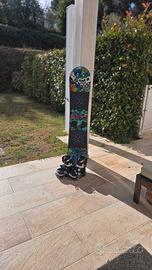 SET SNOWBOARD  – TAVOLA  SCARPONI  ATTACCHI Burton