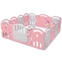 Box per Bambini con 16 Pannelli, recinto plastica