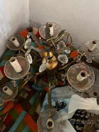 Lampadario anni 70 murano