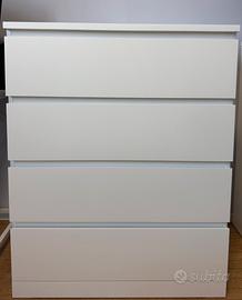 Cassettiera IKEA Malm 4 cassetti
