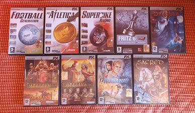 PC ITA - LOTTO 9 giochi - serie FX Interactive