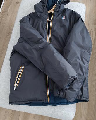 Piumino impermeabile Kway duble face xxl