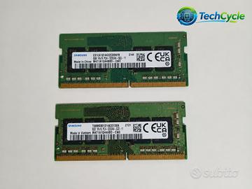 MEMORIE SAMSUNG 16GB (2×8GB) DDR4 SO-DIMM 3200MHz