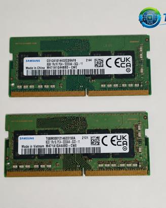MEMORIE SAMSUNG 16GB (2×8GB) DDR4 SO-DIMM 3200MHz
