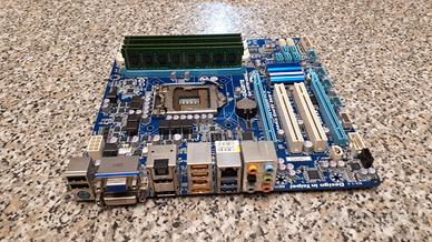 Scheda Madre Gigabyte H57M Rev.2 USB 3.0+8gbRam