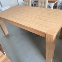 NUOVO TAVOLO 180x90 2 ALL.50 ROVERE NAT. SPAZZOLAT