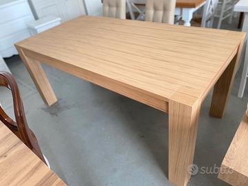 NUOVO TAVOLO 180x90 2 ALL.50 ROVERE NAT. SPAZZOLAT