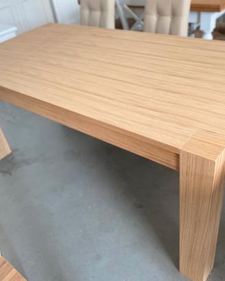 NUOVO TAVOLO 180x90 2 ALL.50 ROVERE NAT. SPAZZOLAT