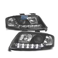 FARI AUDI A6 4B 97-99 LUCE DIURNA REALE SFONDO NER