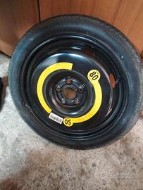 Ruotino per Volkswagen Golf con cric e attrezzi