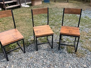 Sedie ferro/legno