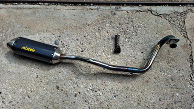 Scarico motore moto per yx160