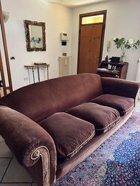 Divano e 2 poltrone stile art decò