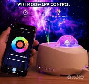 Proiettore cielo universo + wifi e bt altoparlante