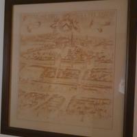 Stampa di Udine con cornice